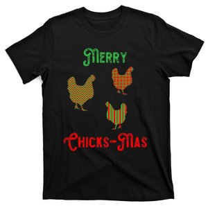 Merry Chicksmas Chicken Christmas T-Shirt