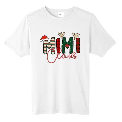 Mimi Claus Christmas Santa Hat Reindeer Grandma Grandkids Tall Fusion ChromaSoft Performance T-Shirt