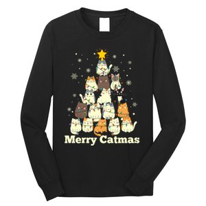 Merry Catmas Cat Lover Christmas Long Sleeve Long Sleeve Shirt