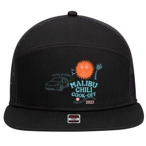 Malibu Chili Cookoff 7 Panel Mesh Trucker Snapback Hat