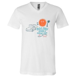 Malibu Chili Cookoff V-Neck T-Shirt