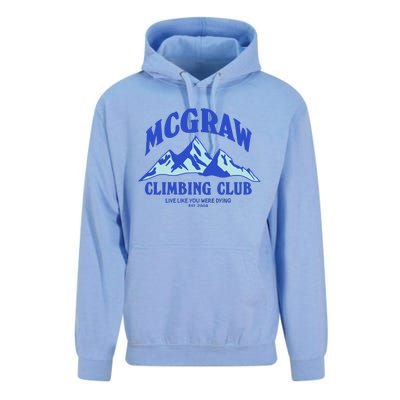 Mcgraw Climbing Club Funny Unisex Surf Hoodie