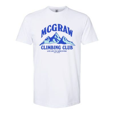 Mcgraw Climbing Club Funny Softstyle® CVC T-Shirt