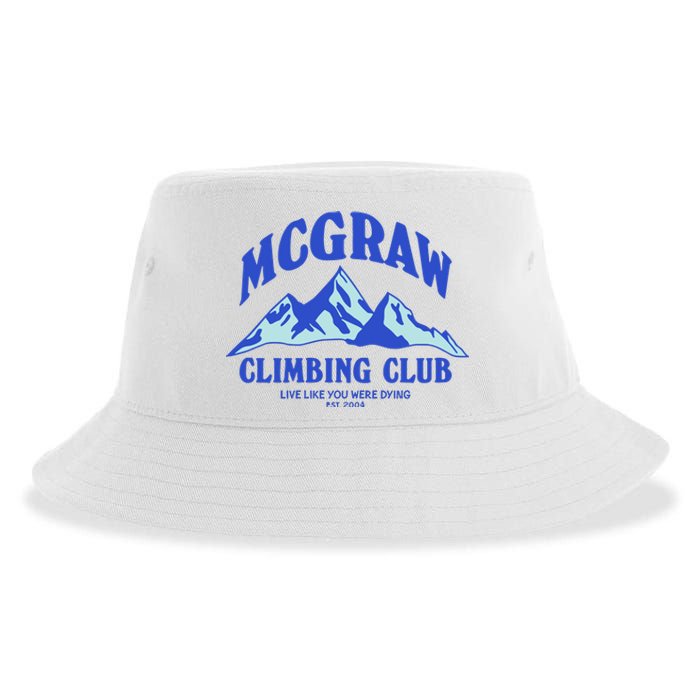 Mcgraw Climbing Club Funny Sustainable Bucket Hat