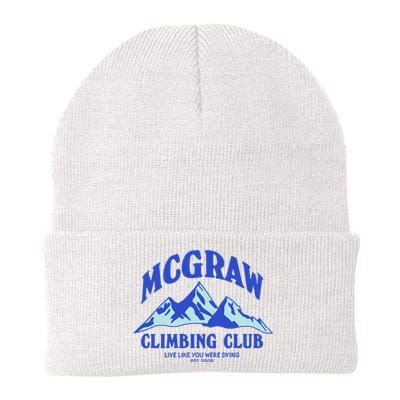 Mcgraw Climbing Club Funny Knit Cap Winter Beanie