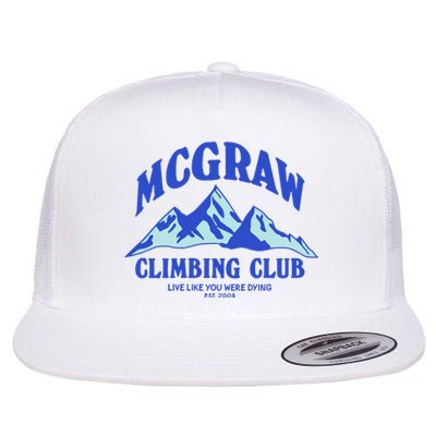 Mcgraw Climbing Club Funny Flat Bill Trucker Hat