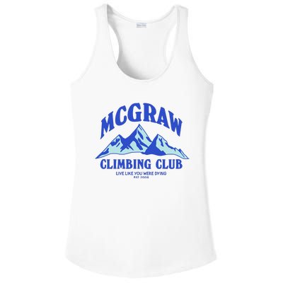 Mcgraw Climbing Club Funny Ladies PosiCharge Competitor Racerback Tank