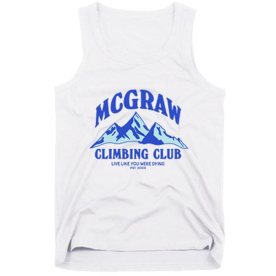 Mcgraw Climbing Club Funny Tank Top