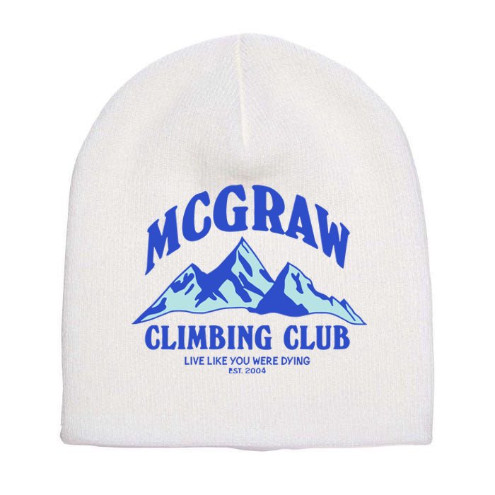 Mcgraw Climbing Club Funny Short Acrylic Beanie