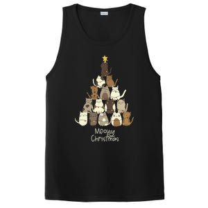 Meowy Christmas Cat Lover Christmas  PosiCharge Competitor Tank