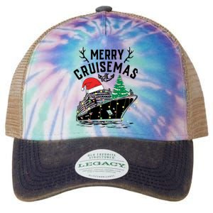 Merry Cruisemas Christmas Family Cruise Ship Funny Legacy Tie Dye Trucker Hat