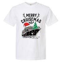 Merry Cruisemas Christmas Family Cruise Ship Funny Garment-Dyed Heavyweight T-Shirt