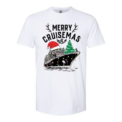 Merry Cruisemas Christmas Family Cruise Ship Funny Softstyle® CVC T-Shirt