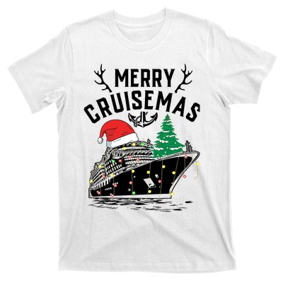 Merry Cruisemas Christmas Family Cruise Ship Funny T-Shirt