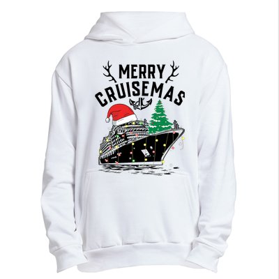 Merry Cruisemas Christmas Family Cruise Ship Funny Urban Pullover Hoodie