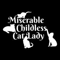 Miserable Childless Cat Lady Bag
