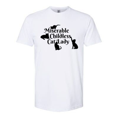 Miserable Childless Cat Lady Softstyle® CVC T-Shirt