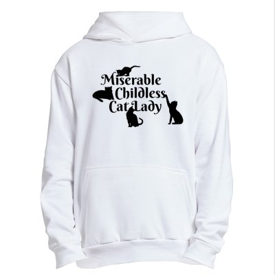 Miserable Childless Cat Lady Urban Pullover Hoodie