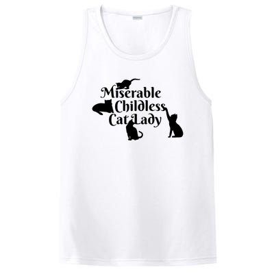 Miserable Childless Cat Lady PosiCharge Competitor Tank