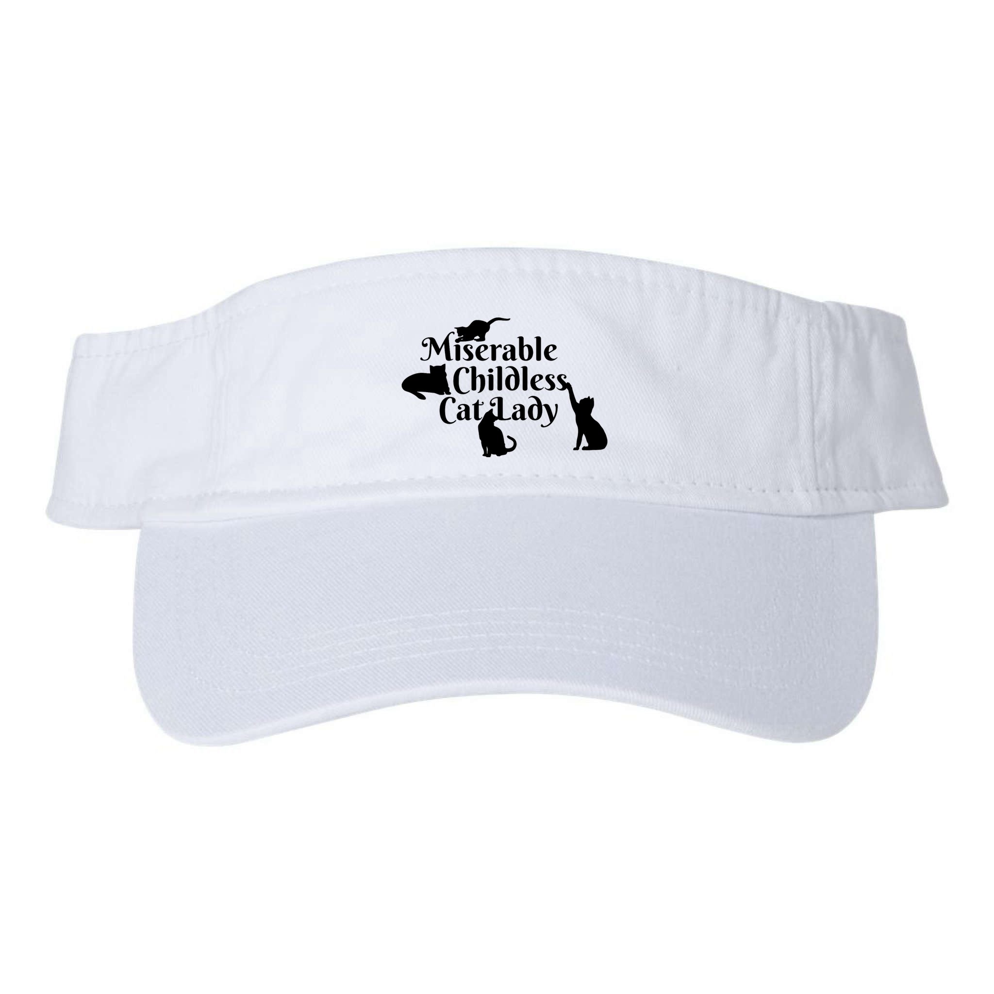 Miserable Childless Cat Lady Visor