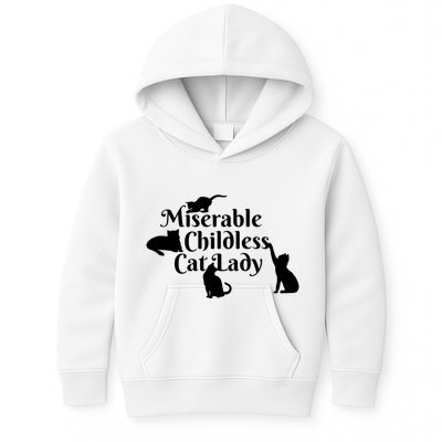 Miserable Childless Cat Lady Kids Hoodie