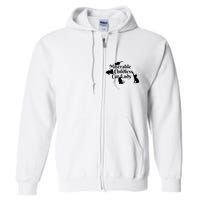 Miserable Childless Cat Lady Full Zip Hoodie