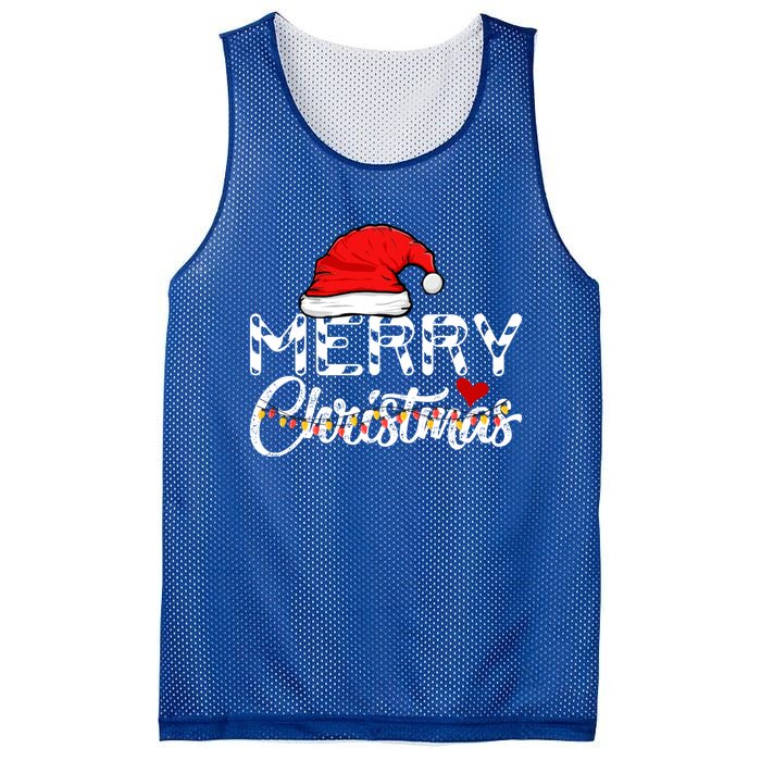 Merry Christmas Christmas Santa Claus Funny Family Christmas Gift Mesh Reversible Basketball Jersey Tank