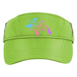 Miserable Childless Cat Lady Funny Adult Drive Performance Visor