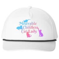 Miserable Childless Cat Lady Funny Snapback Five-Panel Rope Hat