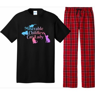 Miserable Childless Cat Lady Funny Pajama Set