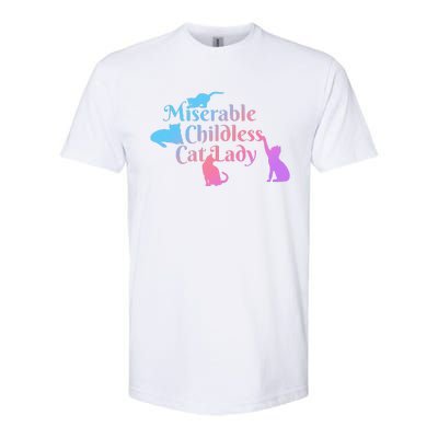 Miserable Childless Cat Lady Funny Softstyle® CVC T-Shirt