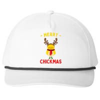 Merry Chickmas Cute Baby Chick Christmas Farm Animal Xmas Snapback Five-Panel Rope Hat