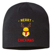 Merry Chickmas Cute Baby Chick Christmas Farm Animal Xmas Sustainable Beanie