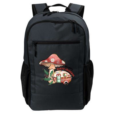 Merry Camper Christmas Gift For Camping Lover Daily Commute Backpack