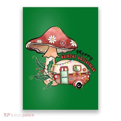 Merry Camper Christmas Gift For Camping Lover Poster