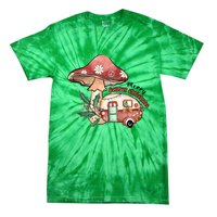 Merry Camper Christmas Gift For Camping Lover Tie-Dye T-Shirt