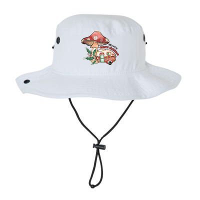 Merry Camper Christmas Gift For Camping Lover Legacy Cool Fit Booney Bucket Hat