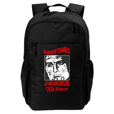 Murder Charls Cash Reward Daily Commute Backpack