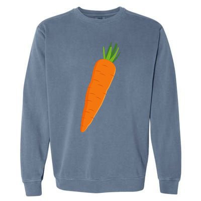 Matching Couple Costume Funny Vegetable Carrot Halloween Garment-Dyed Sweatshirt