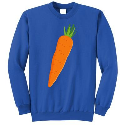 Matching Couple Costume Funny Vegetable Carrot Halloween Tall Sweatshirt