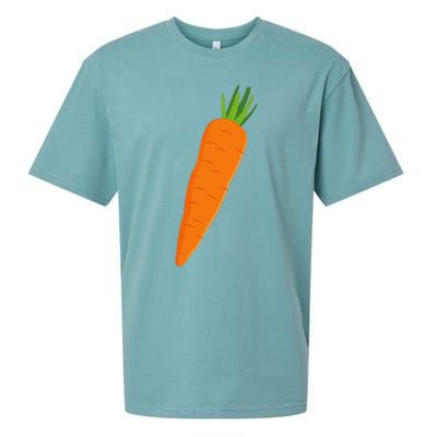 Matching Couple Costume Funny Vegetable Carrot Halloween Sueded Cloud Jersey T-Shirt