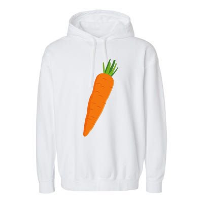 Matching Couple Costume Funny Vegetable Carrot Halloween Garment-Dyed Fleece Hoodie