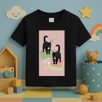 Mid Century Cats Atomic Cat Retro Pin.K 50s 60s Toddler T-Shirt