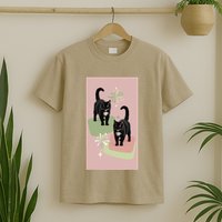 Mid Century Cats Atomic Cat Retro Pin.K 50s 60s T-Shirt