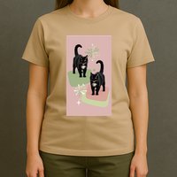 Mid Century Cats Atomic Cat Retro Pin.K 50s 60s T-Shirt