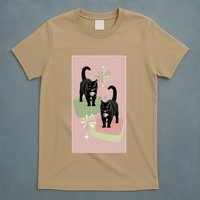 Mid Century Cats Atomic Cat Retro Pin.K 50s 60s T-Shirt