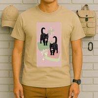 Mid Century Cats Atomic Cat Retro Pin.K 50s 60s T-Shirt
