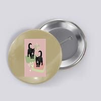 Mid Century Cats Atomic Cat Retro Pin.K 50s 60s Button