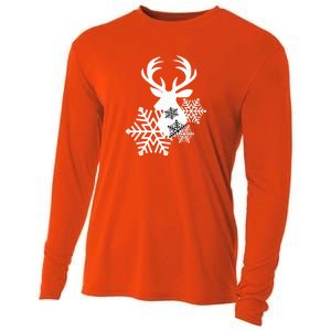 Merry Christmas | Costume Deer Cooling Performance Long Sleeve Crew