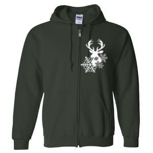 Merry Christmas | Costume Deer Full Zip Hoodie